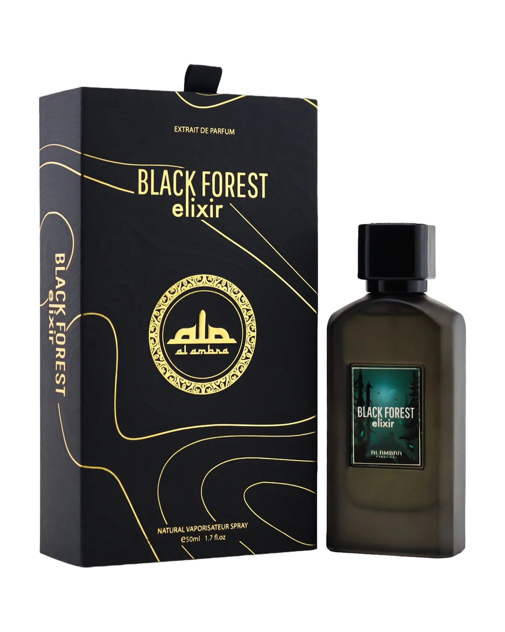 Al Ambra Black Forest Elixir Extrait de Parfum (50ml) – Bild 2